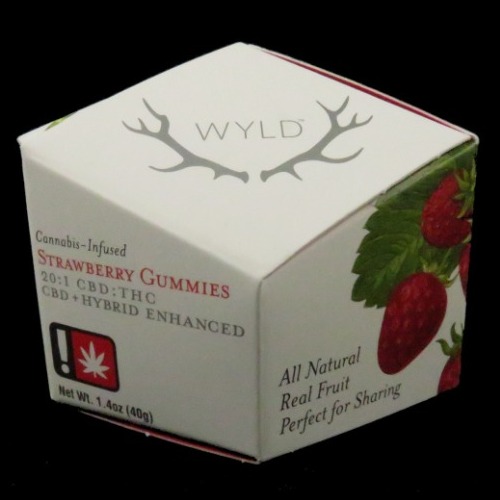 Wyld - 100mg Gummy - Strawberry 20:1 CBD:THC